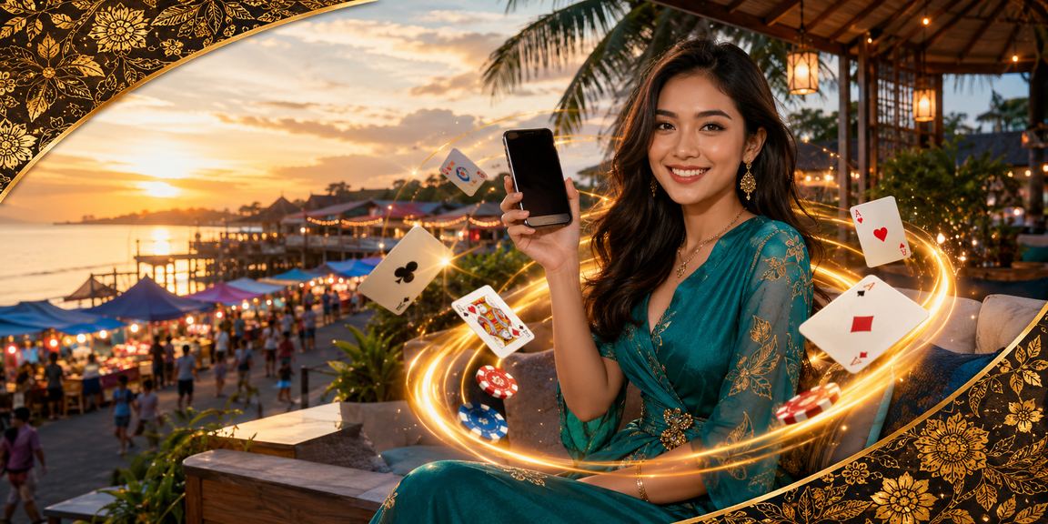 Permainan Teen Patti gaya batik Malaysia dalam suasana kasino tempatan